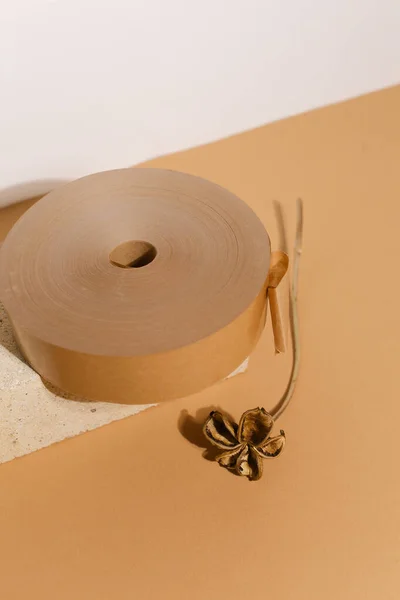 Eco roll of paper tape — Stock Photo, Image