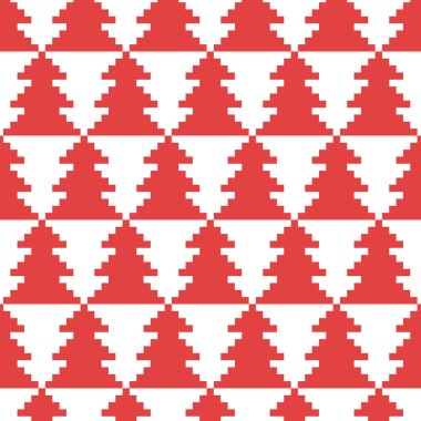 Vektör piksel kusursuz desen. Noel örgü arka planı