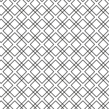 Vektörsüz doğrusal geometrik desen. Siyah ve beyaz