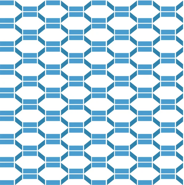 Διάνυσμα χωρίς ραφή γραμμικό γεωμετρικό μοτίβο. Μπλε χρώμα — Διανυσματικό Αρχείο