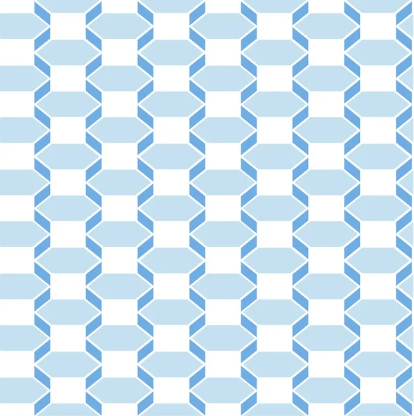 Patrón geométrico rombo sin costura vectorial. Color azul — Vector de stock