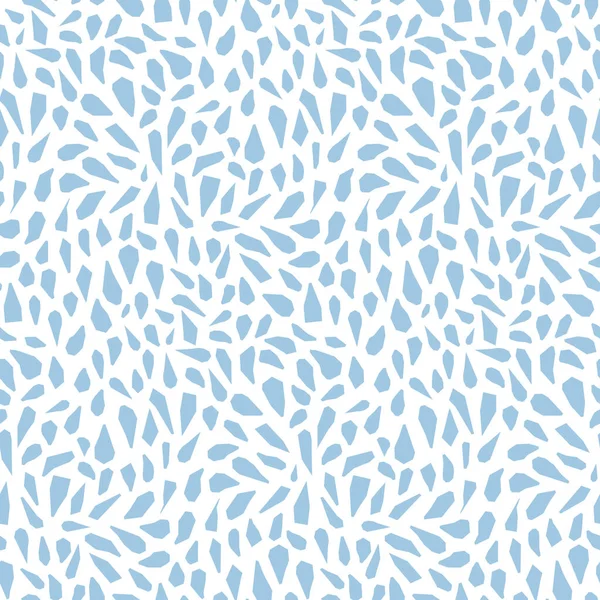 Abstract blauwe geometrische achtergrond. Naadloos monochroom patroon. — Stockvector