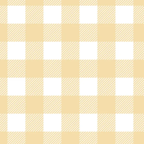 Modèle tricoté jaune sans couture vectoriel. Cage textile — Image vectorielle