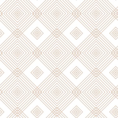 Geometrik dikişsiz doğrusal desen. Geometrik soyut arka plan. Tasarım kartpostalları, posterler, ambalajlar için kullanılabilir.