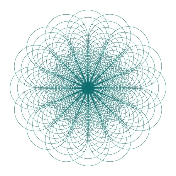 Diploma veya sertifika için vektör Guilloche unsurları