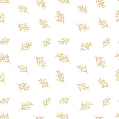 Beyaz arka planda doğal vektör pürüzsüz desen var. Duvar kağıtlarının, fayansların, kumaşların ve çanakların tasarımı için şablon