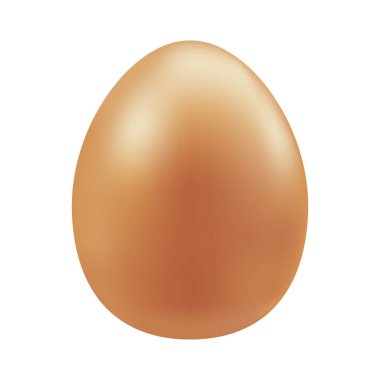 Vektör hacimli yumurta. Paskalya bayramının sembolü