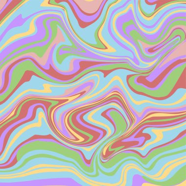 Vektör çizimi. Mermer dokusu. Bir tutam boya. Renkli sıvı.