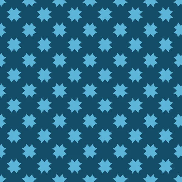 Modello geometrico vettoriale senza cuciture. blu scuro inverno sfondo. — Vettoriale Stock