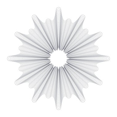 Sertifika veya diploma ve para birimi tasarımı için Vektör Guilloche ögeleri