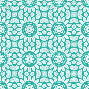 Yaz vektörü kusursuz desen. Güzel yeşil süs