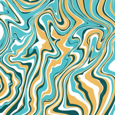 Vektör çizimi. Mermer dokusu. Bir tutam boya. Renkli sıvı.