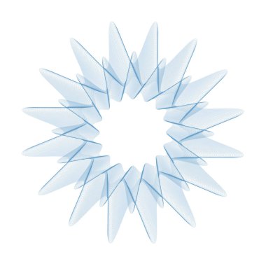 Diploma veya sertifika için vektör Guilloche unsurları