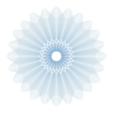 Diploma veya sertifika için vektör Guilloche unsurları