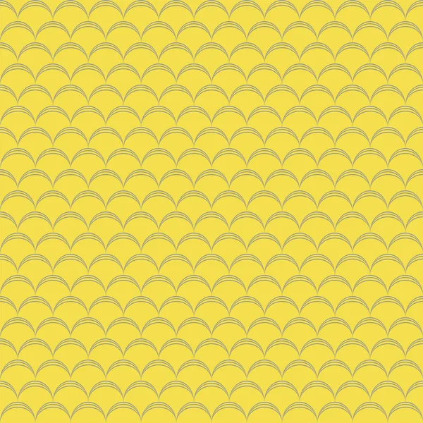 Texture Peau Poisson Modèle Sans Couture Jaune Reptile Texture Peau — Image vectorielle