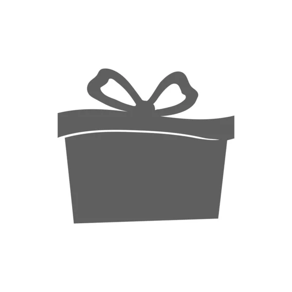带丝带的礼品盒平面设计 图形或网站布局模板 — 图库矢量图片