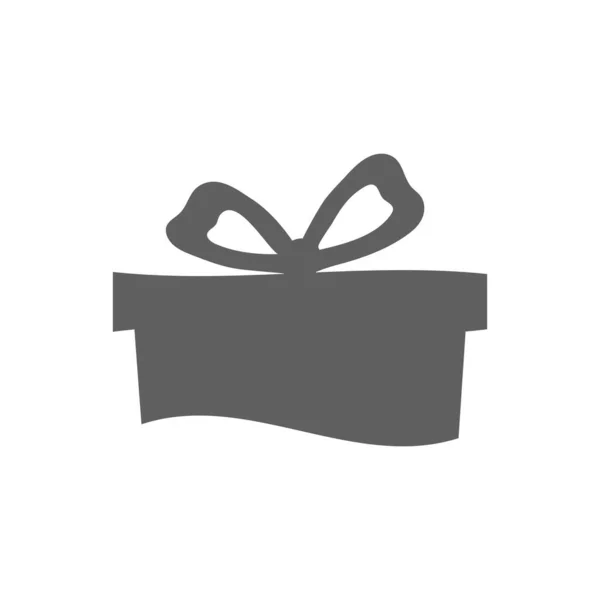 Κουτί Δώρου Κορδέλα Επίπεδη Σχεδίαση Πανό Πρότυπο Διάταξης Γραφικών Δικτυακών — Διανυσματικό Αρχείο