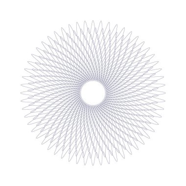 Diploma veya sertifika için vektör Guilloche unsurları