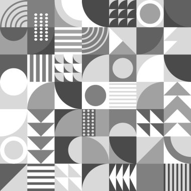 Geometrik minimalistik, pürüzsüz vektör deseni. Soyut düz İskandinav deseni. Poster, web afişi, iş sunumu, marka paketi, duvar kağıdı, kumaş baskısı veya kapak tasarımı.