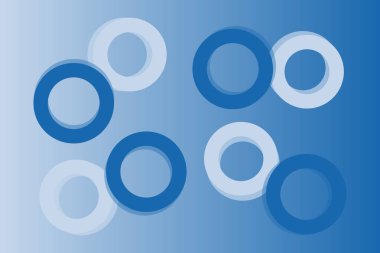 Mavi Renkler Soyut Arkaplan Geometrik Arkaplan Çember Şekilleri ve Tasarımları