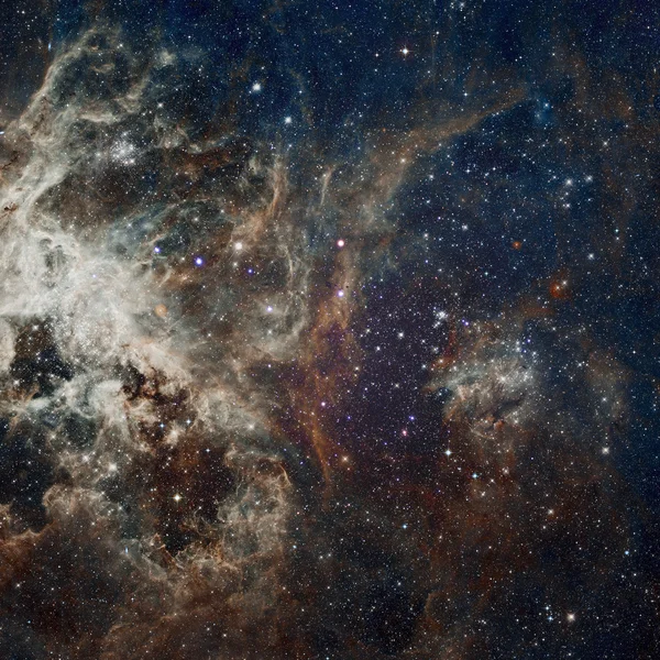 Stjärnor nebulosa i rymden. — Stockfoto