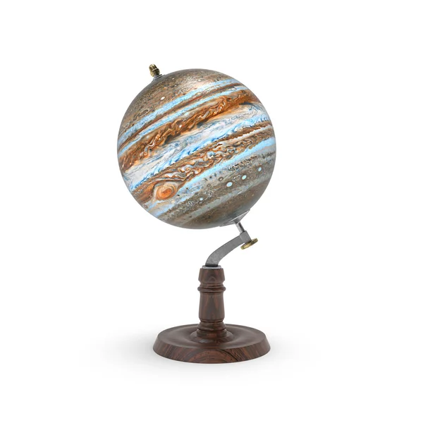 Mapa świata Jowisza renderowania 3d — Zdjęcie stockowe