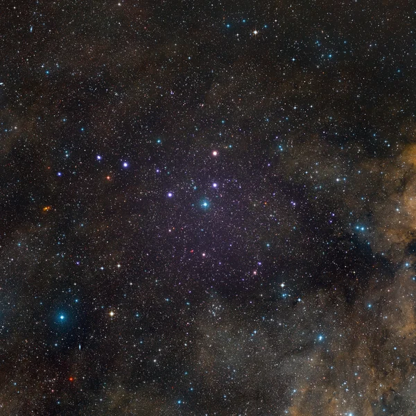 Stjärnor nebulosa i rymden. — Stockfoto