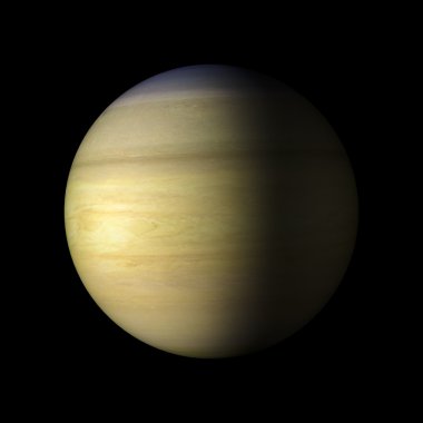 Satürn güneş sistemi gezegende siyah arka plan 3d render. Nasa tarafından döşenmiş bu görüntü unsurları