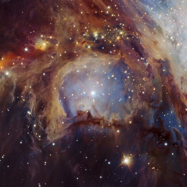 Stars nebula in space.