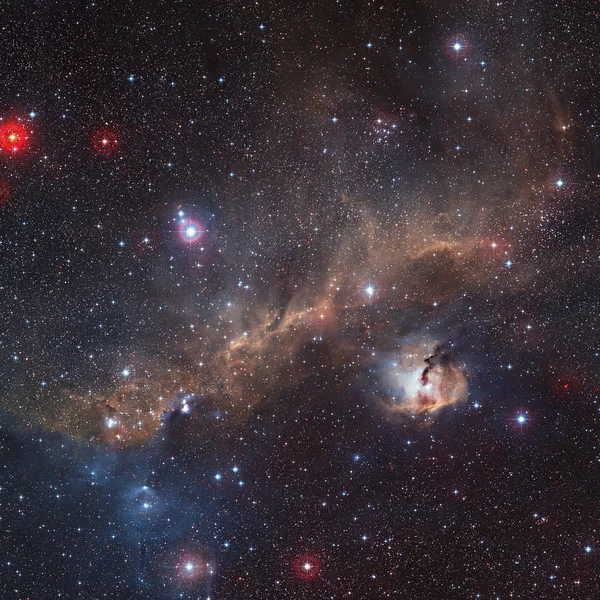 Csillag-köd az űrben. — Stock Fotó