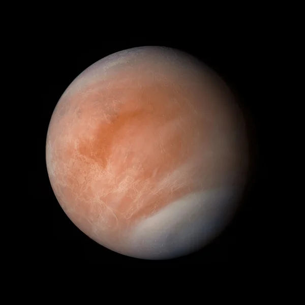 Venus planeta sistema solar no fundo preto 3d renderização. Elementos desta imagem fornecidos pela NASA — Fotografia de Stock