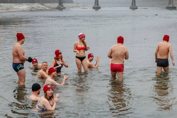 Uzhgorod Ukrayna Ocak 2020 Bir Grup Insan Ukrayna Daki Geleneksel — Stok fotoğraf