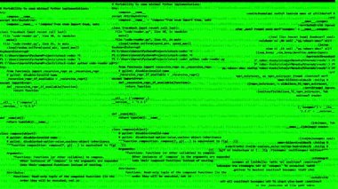 dijital gelecekçi bilgisayar kodlaması yeşil ekran arkaplanı, yüksek teknoloji internet veri aktarımı kavramı.
