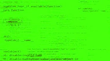 dijital gelecekçi bilgisayar kodlaması yeşil ekran arkaplanı, yüksek teknoloji internet veri aktarımı kavramı.