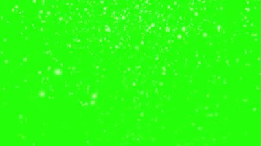 gerçekçi yeşil ekran kar yağışı animasyonu, düşen bulanık kar, kış, Noel, bayram, festival ve etkinlikler için soyut arkaplan.