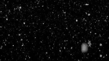 Kış yağan karın animasyonu