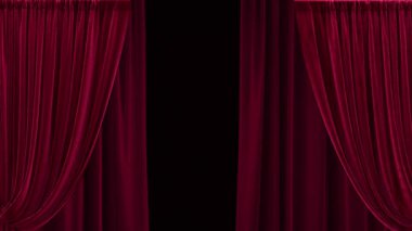 Kırmızı perde açılışı ya da canlandırma animasyonu, sinema filmi, performans, gösteri ya da televizyon programı, etkinlik seremonisi projesinde geçiş ve dekorasyon unsuru olarak kullanılır.