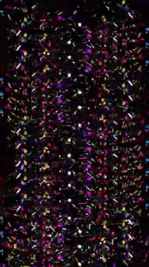 dikey neşeli konfeti pop animasyonu