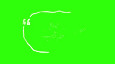 Parlak parıltı mutlu yıllar grunge kolej stili animasyonu yeşil ekranda (kroma anahtarı)