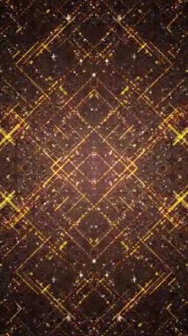 Lüks altın soyut arkaplan, ızgara çizgileri hareketli animasyon, zarif geometrik arkaplan