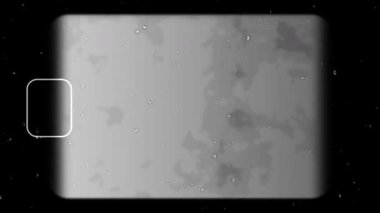 Gürültü tahıl çiziği döngü animasyonu, hasarlı ölü ekran grunge kumlu etkisi