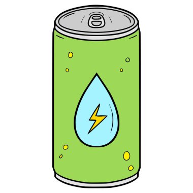 köpüklü su çizimi elle izole edilmiş vektör