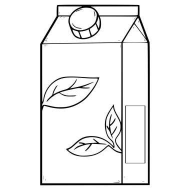 çay karton çizim el çizimi taslak vektör içmeye hazır