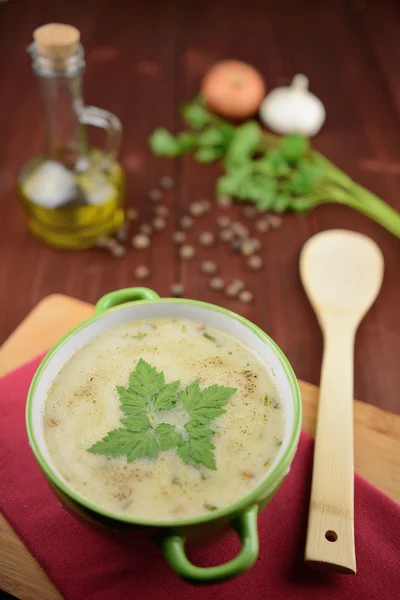 Supă de linte acră — Fotografie, imagine de stoc