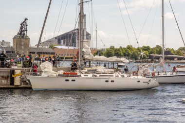 Popüler Danimarka yelkenli geri circumnavigation sonra 