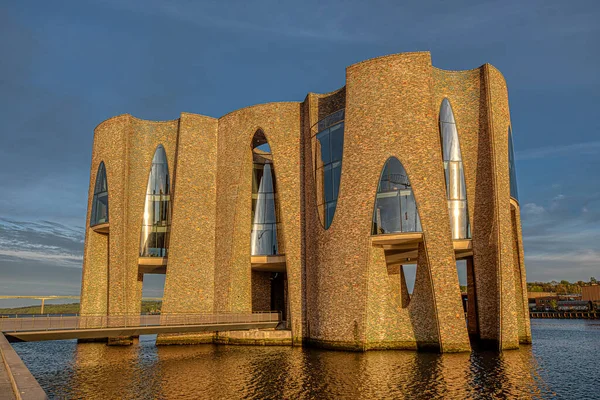 Sol Tarde Icónico Edificio Frordenhus Vejle Dinamarca Mayo 2021 —  Fotos de Stock