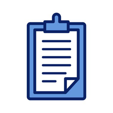 Ofis ve Belge Tasarımı için Pano Mavi Tasarım Resimleri Simgesi Vektörü