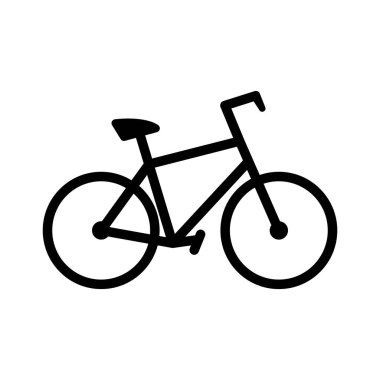 Taşımacılık Tasarımı İçin Bisiklet Özeti Resimlendirme Simgesi Vektörü