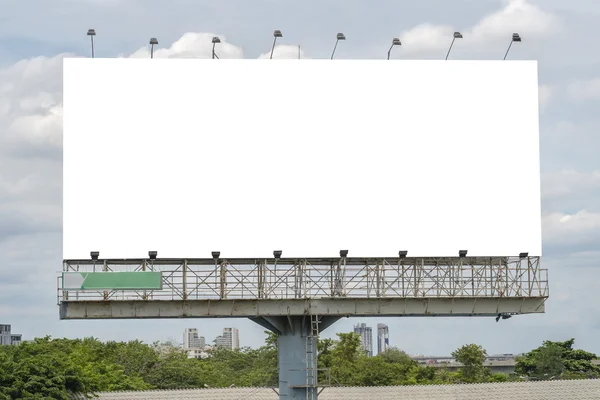 Blank Billboard Template in Bangkok