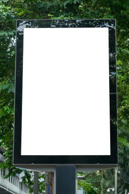 Tasarım ve mockup için boş Poster şablonu